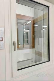 Finestra bianca legno alluminio