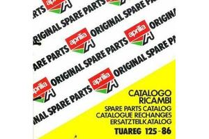 Catalogo ricambi Aprilia Tuareg 125 del 1986