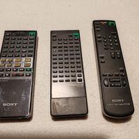 Telecomandi Sony Tv/Vhs/Minidisck Deck