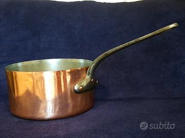 Casseruola tipo Francese Rame 22,5 cm, Vintage