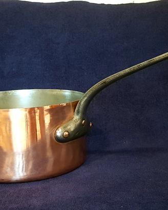 Casseruola tipo Francese Rame 22,5 cm, Vintage
