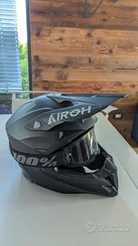 Casco moto Airoh+maschera