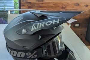 Casco moto Airoh+maschera