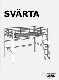 Letto soppalco Ikea Svarta