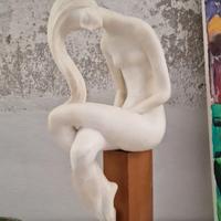 Statua in marmo bianco di Carrara arredo