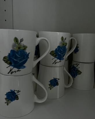 Tazze bone China 18 pz