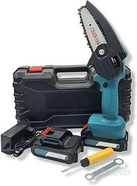 Mini motosega a batteria 2 Batterie Elettrosega el