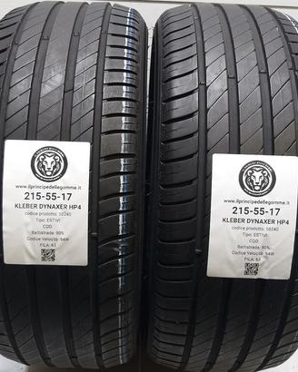 2 GOMME 215 55 17 KLEBER A58240
