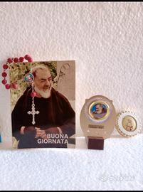 Tre Articoli Religiosi di Padre Pio & magnete 