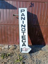 Insegna luminosa PANINOTECA vintage 