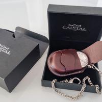 Orologio da tasca con catenella e astuccio AX565