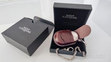 Orologio da tasca con catenella e astuccio AX565