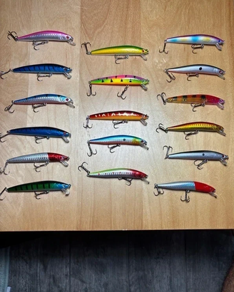 17 Minnow artificiali pesca Mare/Lago spinning