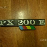 Scritta Piaggio PX 200 E