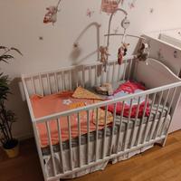 Culla Ikea - legno bianca mai usata