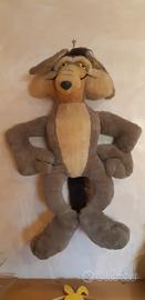 peluche gigante willy il coyote vintage  anni 90 l
