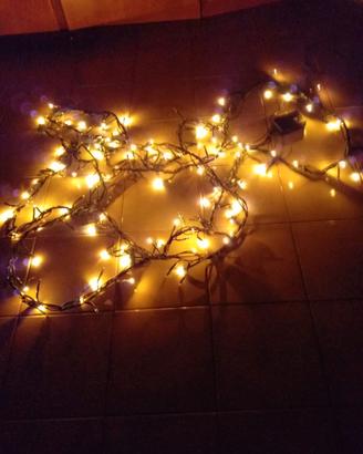 Luci natalizie gialle