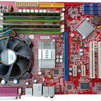 SCHEDA MADRE MSI MS-7519 VER.1.0,CPU E6850,4GB RAM