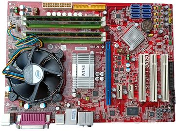 SCHEDA MADRE MSI MS-7519 VER.1.0,CPU E6850,4GB RAM