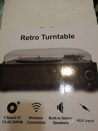Giradischi wireless retro Turntable