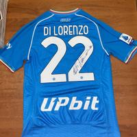 Maglia Napoli Di Lorenzo Firmata stagione 23/24 M