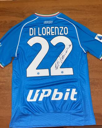 Maglia Napoli Di Lorenzo Firmata stagione 23/24 M