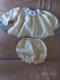 completo neonato la cicogna vintage