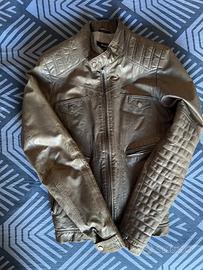 Giacca Pelle Bomber Taglia 48 Marrone