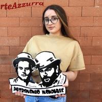Bud Spencer e Terence Hill in ceramica.  Manufatto