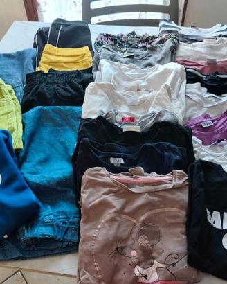 Stock abbigliamento bambina taglia 8/9 anni