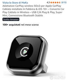 Adattatore CarPlay ios 10+ SOLO APPLE