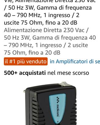 Amplificatore segnale digitale terrestre 