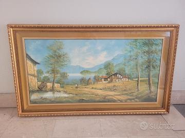 Quadro con cornice in legno