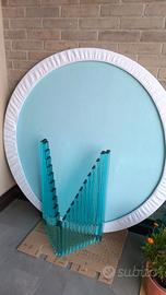 Tavolo in cristallo tondo 130cm