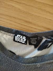pigiama in pile star wars 11-12 anni