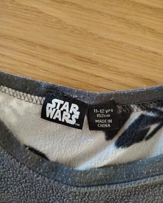 pigiama in pile star wars 11-12 anni