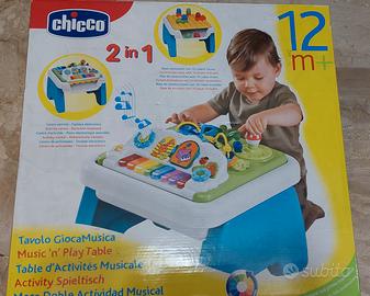 tavolo multi attività Chicco musica e costruzioni