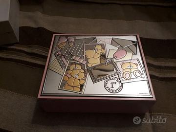 Scatola ricordi/portagioie e posate argento NUOVI