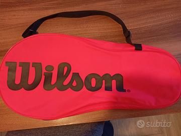 Borsa portaracchetta tennis Wilson bambino