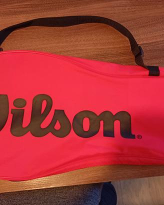 Borsa portaracchetta tennis Wilson bambino
