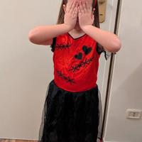 Vestito carnevale Streghetta 7-10 anni
