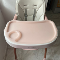 Seggiolone peg perego prima pappa follow me rosa