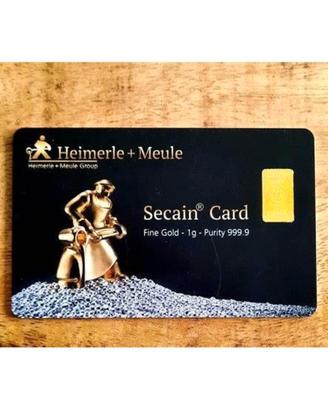 Heimerle + Meule - 0,5 g - lingotto d'oro da inves
