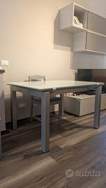 Tavolo calligaris in vetro temperato
