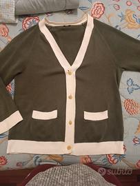 cardigan  bicolore 