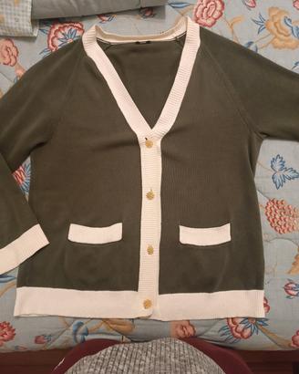 cardigan  bicolore 