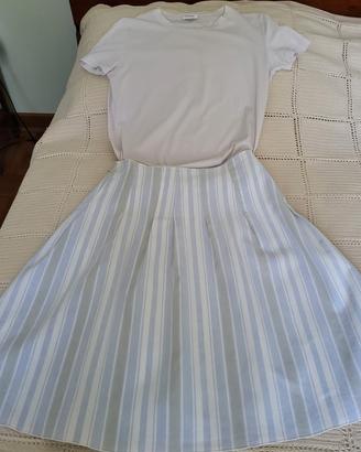 T-shirt Jil Sander, Tg 40 color grigio perla + Gon