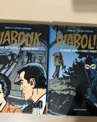 Diabolik Mondadori 2 volumi cartonati Giussani
