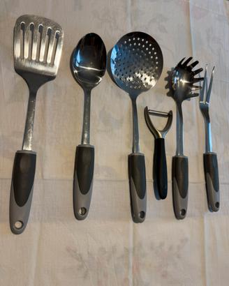 Set Utensili cucina ikea acciaio inox