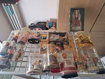 Lotto bambole souvenir vintage
